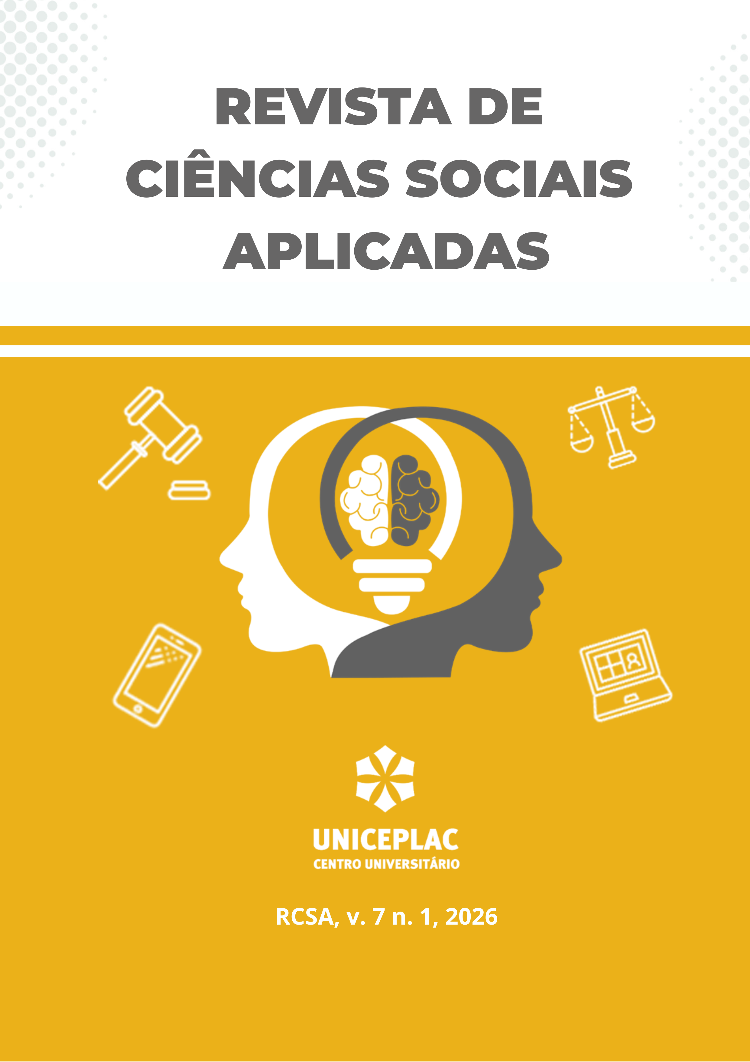 					Visualizar v. 7 n. 1 (2026): RCSA - Revista de Ciências Sociais Aplicadas
				