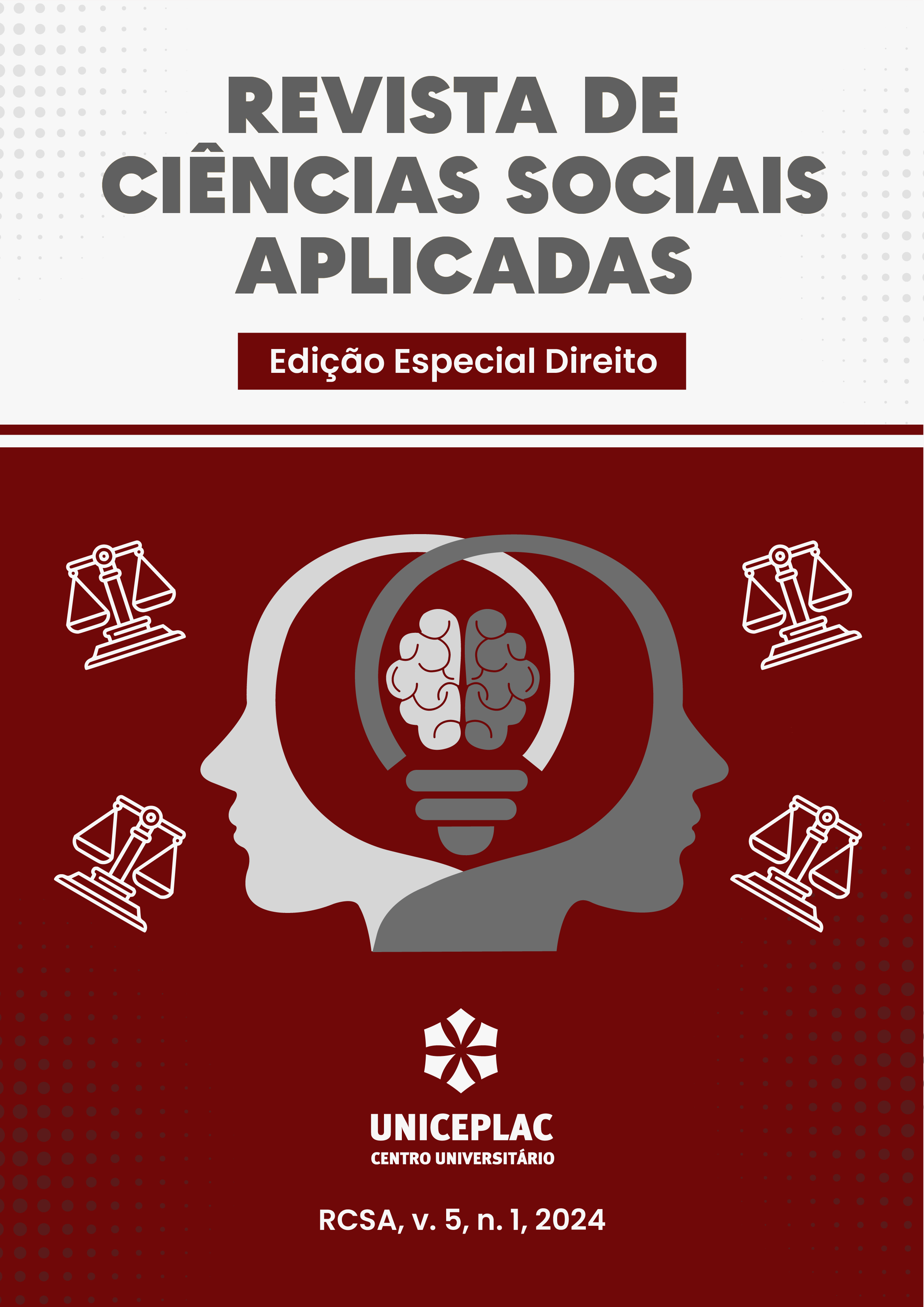 					Visualizar v. 5 n. 1 (2024): Revista de Ciências Sociais Aplicadas - RCSA - Edição Especial Direito
				