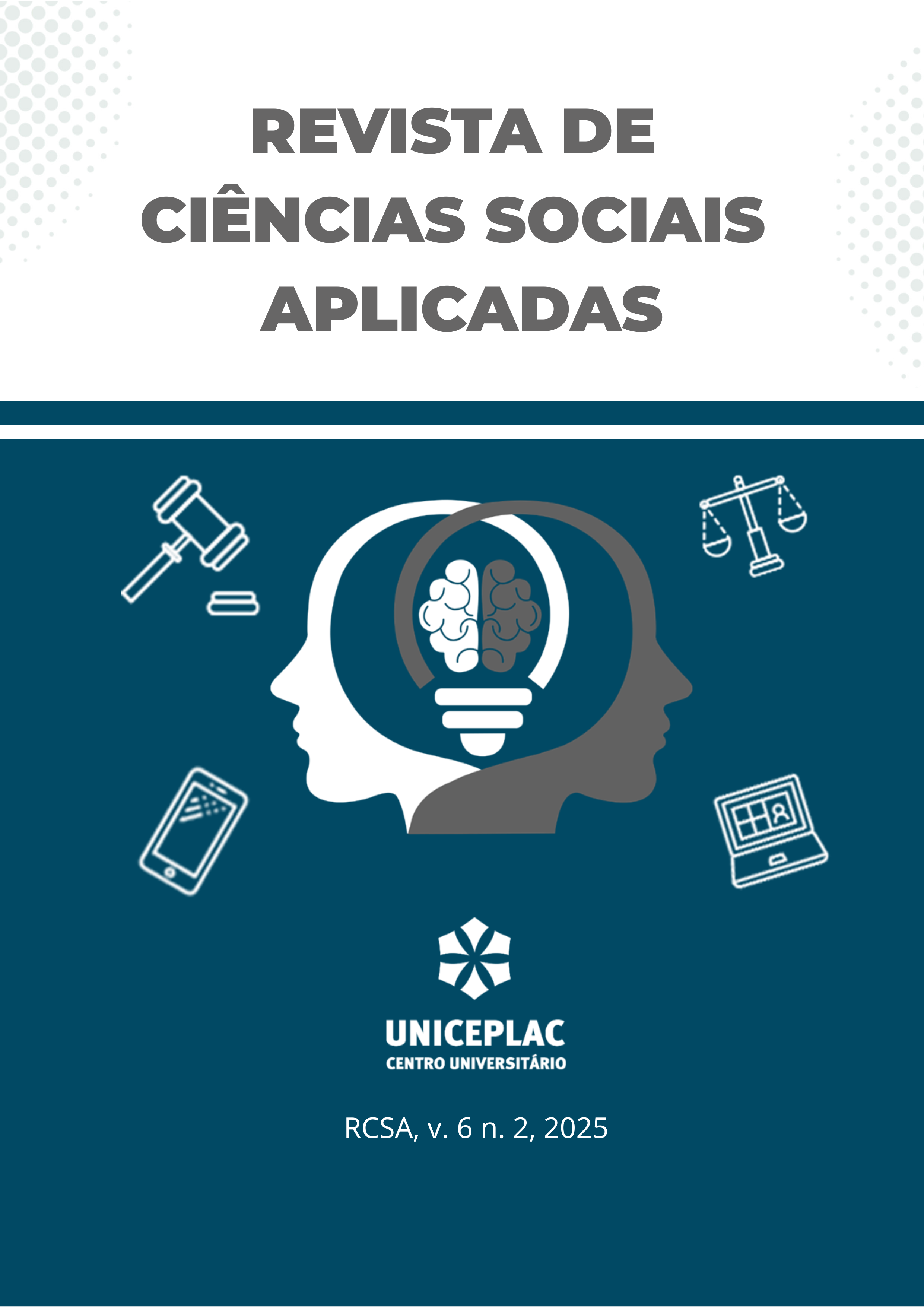 					Visualizar v. 6 n. 2 (2025): RCSA - Revista de Ciências Sociais Aplicadas
				